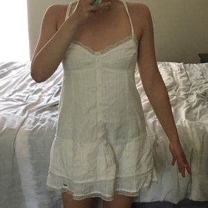 White Hollister cami dress
